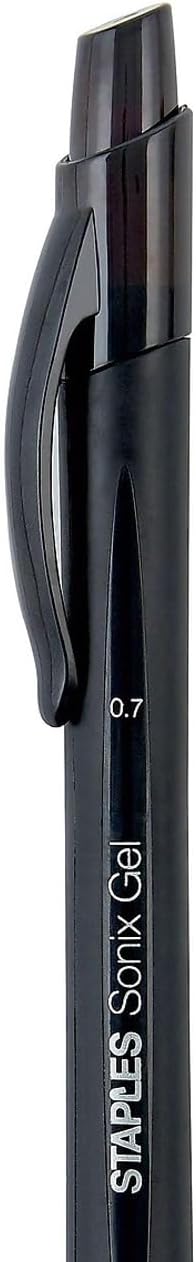 Staples Retractable Gel Pens, Medium Point 0.7mm, 36 Pack – Sonix - Image 2
