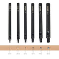 OWDEN Professional 6Pcs. Leather Hollow Punch Set. Size: 1.0-5.0mm by WEHERCRAFT
