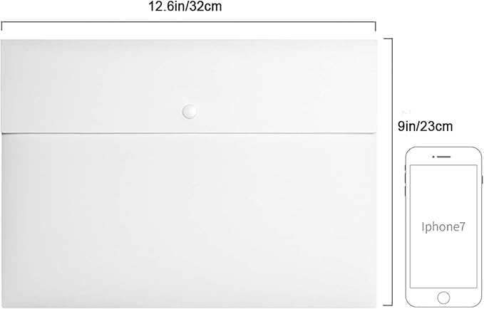 VANRA Poly File Folder Pockets File Jacket Plastic Envelope Flat Document - Image 2