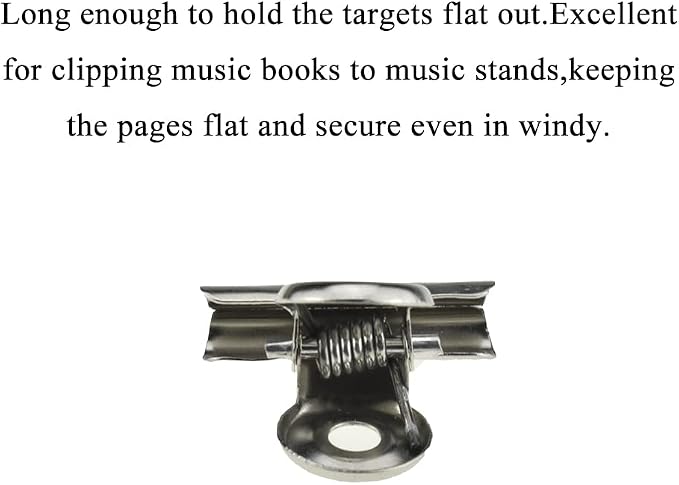 HAHIYO 0.87inch Silver Bulldog Clips Metal File Hinge Binder Clips Clamps Save - Image 3