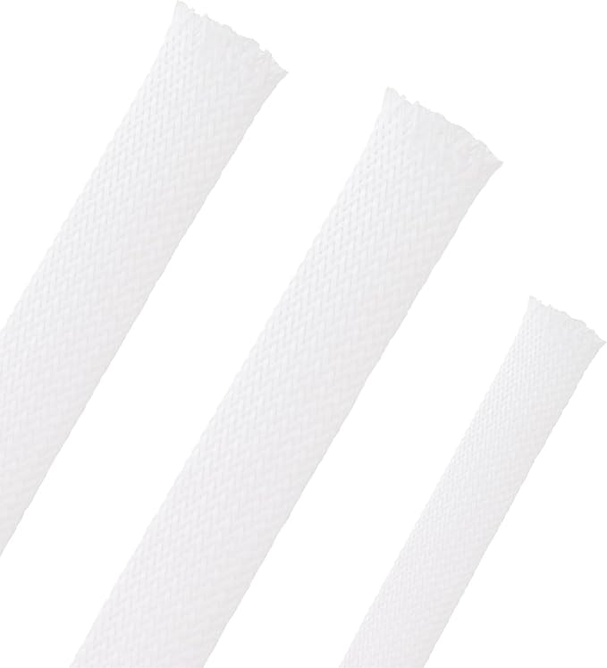 25ft PET Expandable Braided Cable Sleeve 1.2 inch Pet Braided Cable Sleeve by PursuingaBetterLife