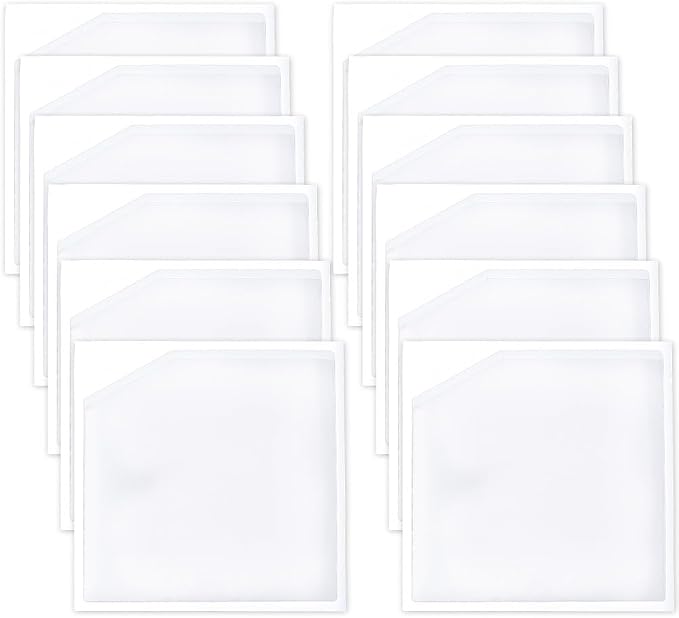 CRASPIRE 12Pcs Planner Pocket Stickers Clear Adhesive Pockets 6 x 6 Inch PVC - Image 7
