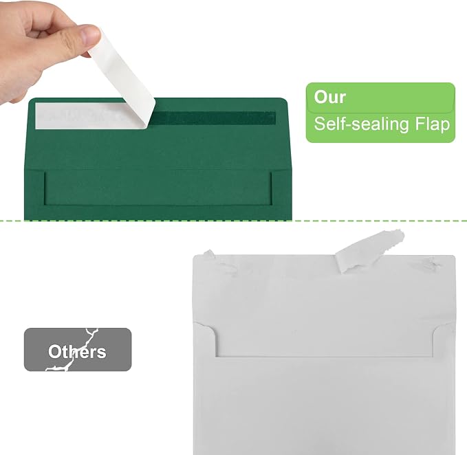 50 Packs 5x7 Envelopes, A7 5x7 Envelopes - Image 3