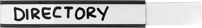 SmartSign Pack of 25 Magnetic 'C' Channel Label Holders | 0.5" x 3" - Image 4