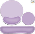 Mouse Pad with Wrist Rest Set, 3-in-1 Wrist Support Mousepad Set, Gaming Mat by QOMOLAMA