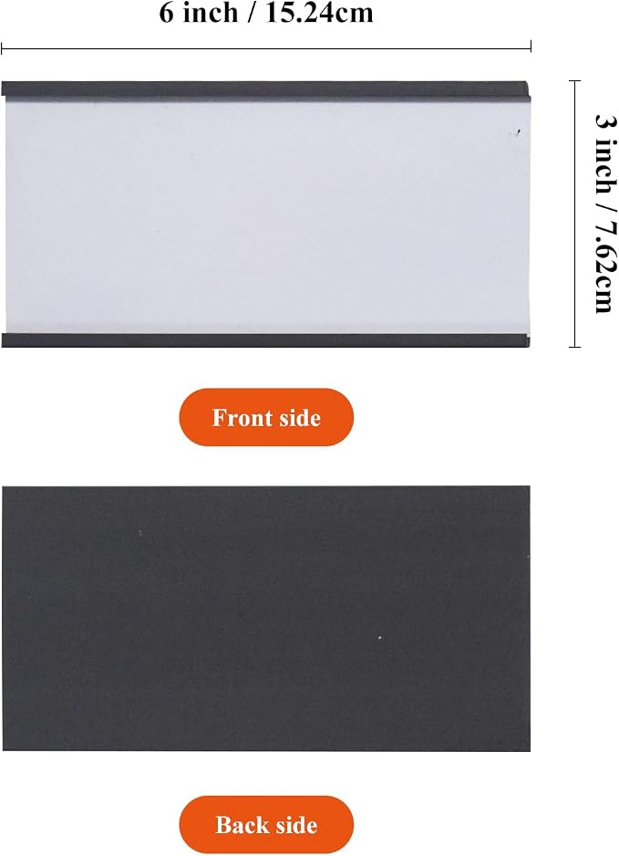 Magentic Label Holders 3x6 Inch, Magnetic Labels - Image 5