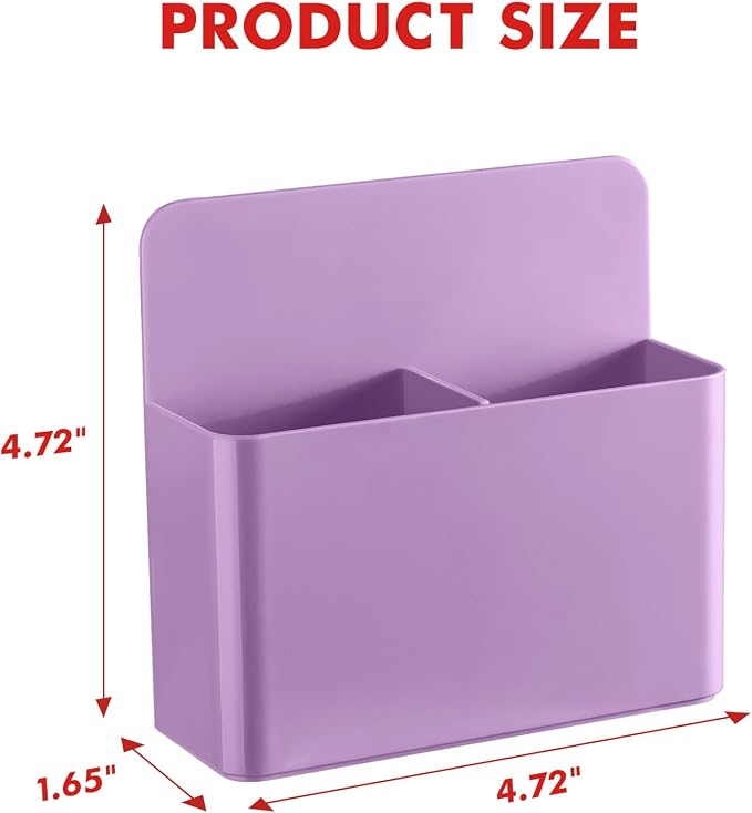 BEYGORM 2 Pack Plastic Magnetic Pen Holder - Image 2