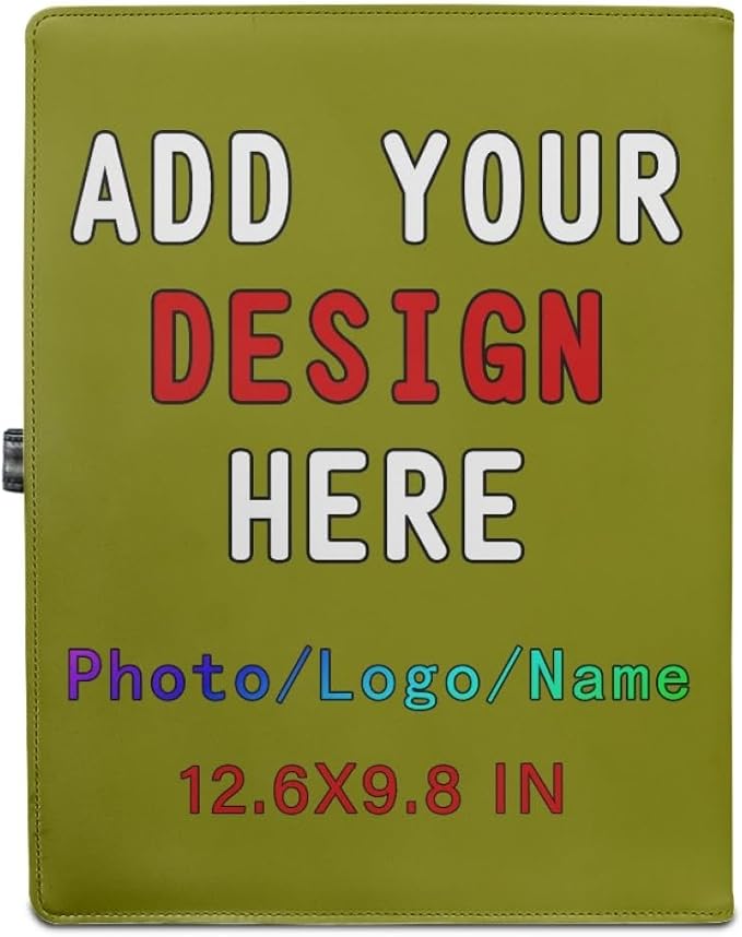Personalized Padfolio Clipboard Folder Add Your Own Logo Text Text, Custom - Image 2