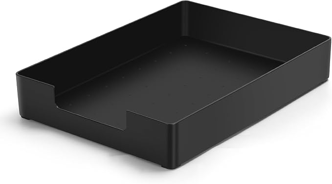 Letter-Size Tray Desk Letter Tray Paper Tray, Sturdy Heavy-Duty Plastic Printer by AZFUNN