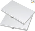 Pack of 2 Silver Metal Business Card Holder, Aluminum Alloy Business Card Case by Joyangy