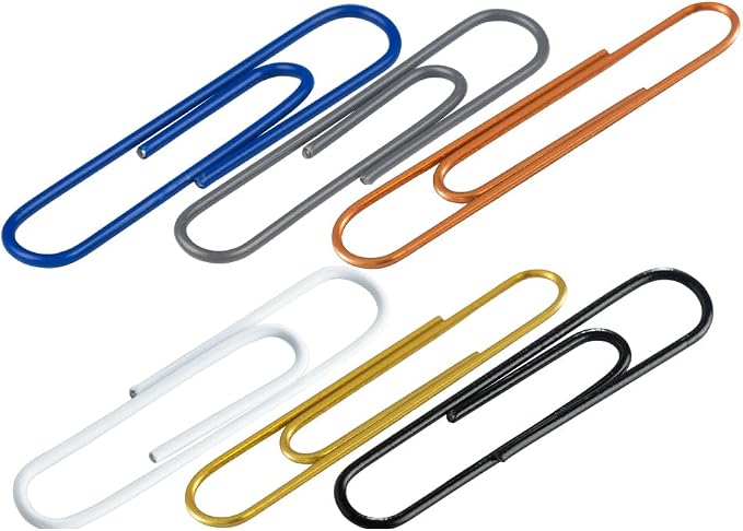 JAM PAPER Colorful Jumbo Paper Clips - Image 2