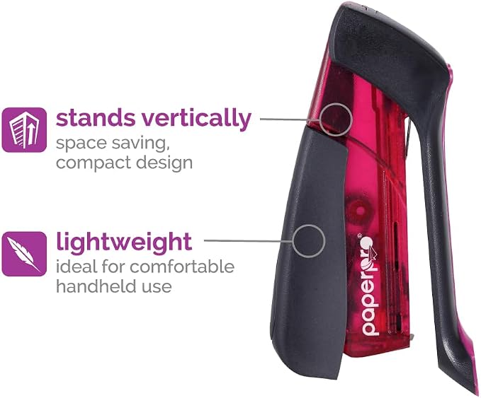 PaperPro Compact Classic Desktop Stapler, 15 Sheet Capacity, No Effort - Image 4