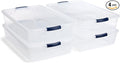 Rubbermaid Cleverstore 42 Quart Stackable Plastic Storage Bin by Unknown