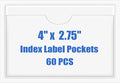 Origin-Joy 60 PCS Self Adhesive Index Card Pockets by Origin-Joy