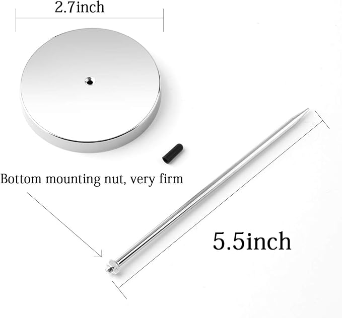 Desk Receipt Holder Bill Fork Receipt Spike Stick Silver Restaurant Check - Image 2