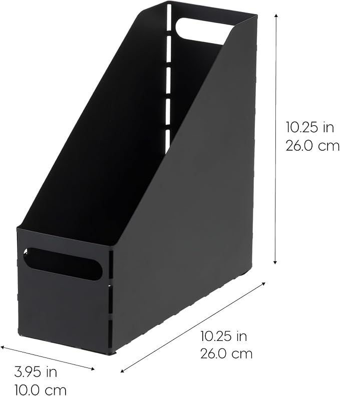 IRIS USA Magazine Holder, Compact File Storage Mini File Organizer - Image 2