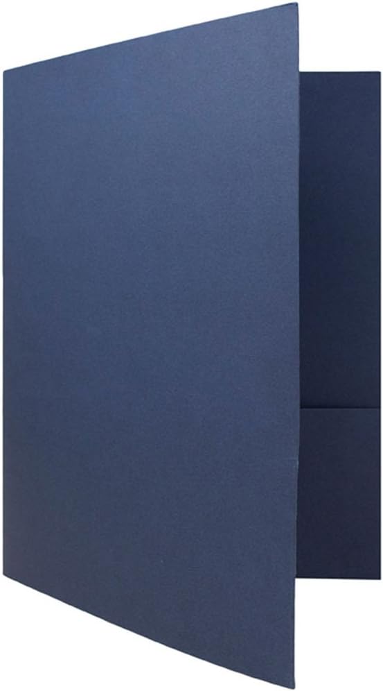 JAM PAPER Two Pocket Textured Linen Presentation Folders - Image 4