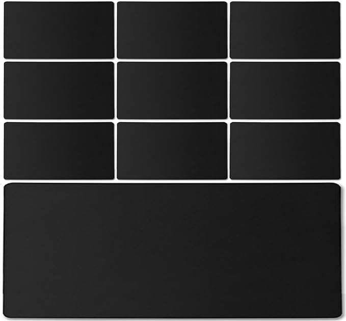 10 Pack 31.5" x 15.7" Waterproof Fabric Desk Pad, Rubber Anti-Slip Base by CustomerFirstServiceFirst