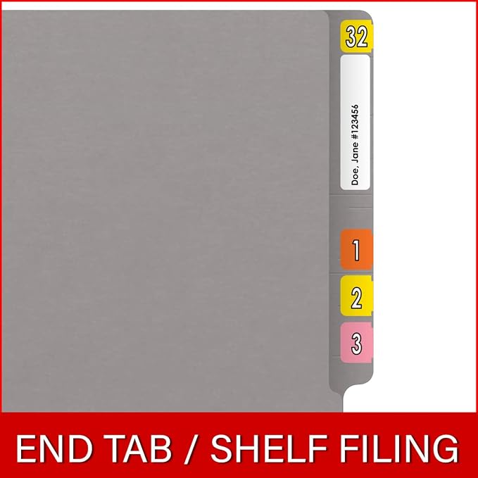 Ecom Folders End Tab File Folders | Letter Size 11 Pt Reinforced | 2 Ply Tabs - Image 8