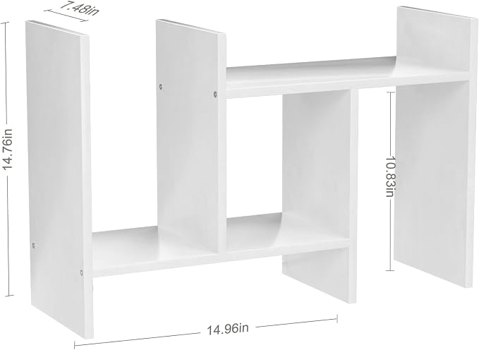 Desk Shelves Wood Desktop Orgnizer Shelf. Office Organization - Image 2