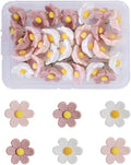 30 Pcs Cute Flower Push Pins, Flower Designs Decorative Thumb Tacks, Colorful by Unknown
