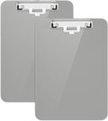Hongri Plastic Clipboard with Pen Holder, Nurses and Women, Low Profile Clip by Hongri