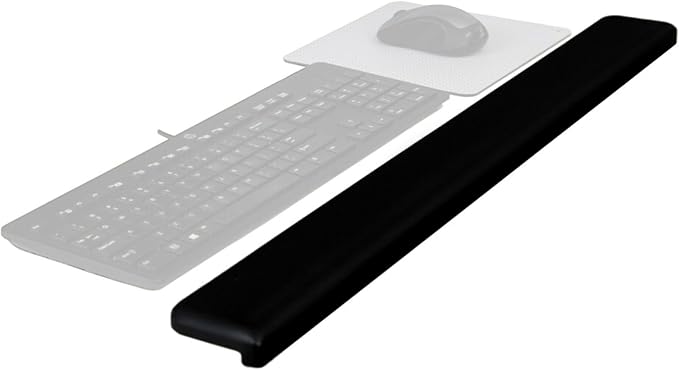3M Gel Wrist Rest for Standing Desks, Wraps Around Edge of Desk for Comfort by Unknown