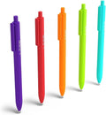 TRU RED Retractable Gel Pens, Fine Point 0.5mm, 15 Pack – Quick‑Dry Pens by TRURED