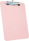 Pink Plastic Clipboard, Nursing Clipboard, Standard Letter A4 Size, Heavy Duty by TFDLCGzm