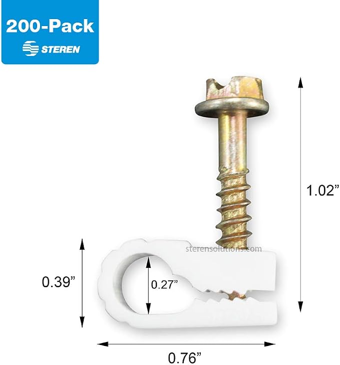 STEREN Coaxial Cable Clips - Image 6