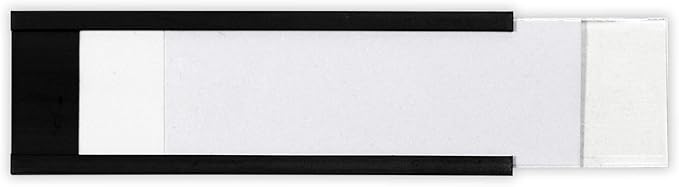 SmartSign Pack of 25 Magnetic"C" Channel Label Holders | 1" x 3" - Image 4