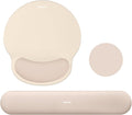 Sushret Mouse Pad and Keyboard Wrist Rest, 3-in-1 Gel Memory Foam Ergonomic by Sushret