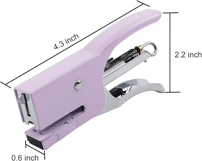 Small Hand-held Stapler Set, 15 Sheet Capacity, Includes 750Pcs Staples and A - Image 3