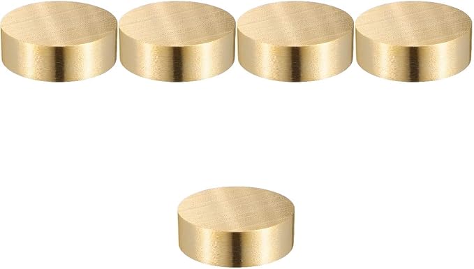 Ipetboom Chinese Calligraphy Brass Paperweight, 1.57 Inch 5pcs Chinese Painting by Unknown