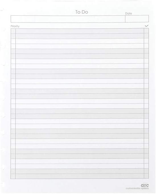 STAPLES Arc System To‑Do Refill Paper, 8.5” x 11”, 50 Sheets - Image 2