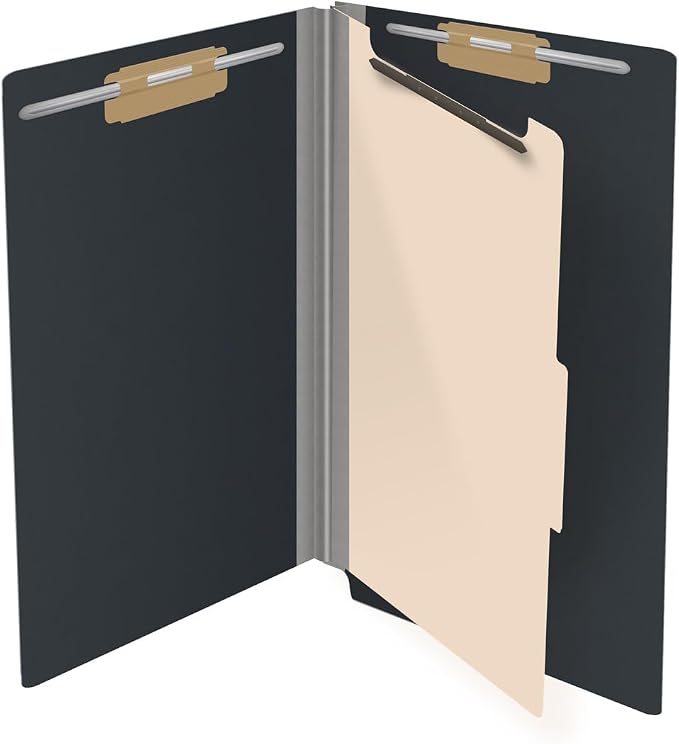 Ecom Folders Top Tab Pressboard Classification Folders | Legal Size 25 Pt Stock - Image 4