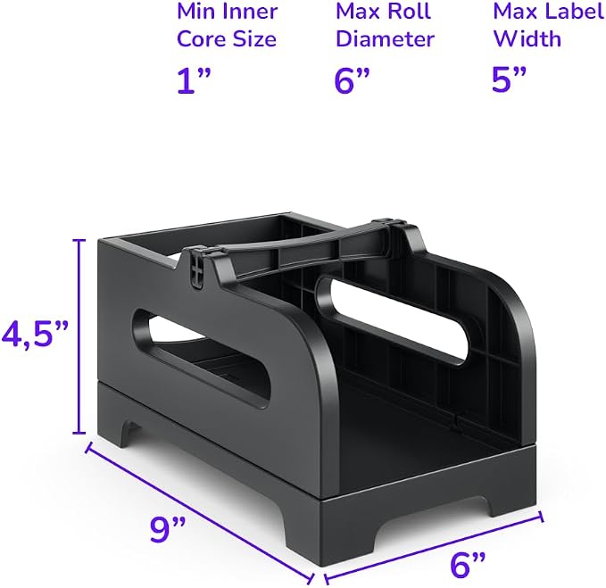 Rollo Thermal Label Holder for Rolls and Fan-Fold Labels - Image 2