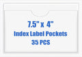Origin-Joy 35 PCS Self Adhesive Index Card Pockets by Origin-Joy