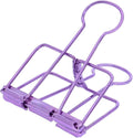 Extra Large Binder Clips 2 Inch, Big Paper Clamps Purple by zoohot
