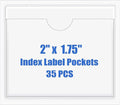 Origin-Joy 35 PCS Self Adhesive Index Card Pockets by Origin-Joy