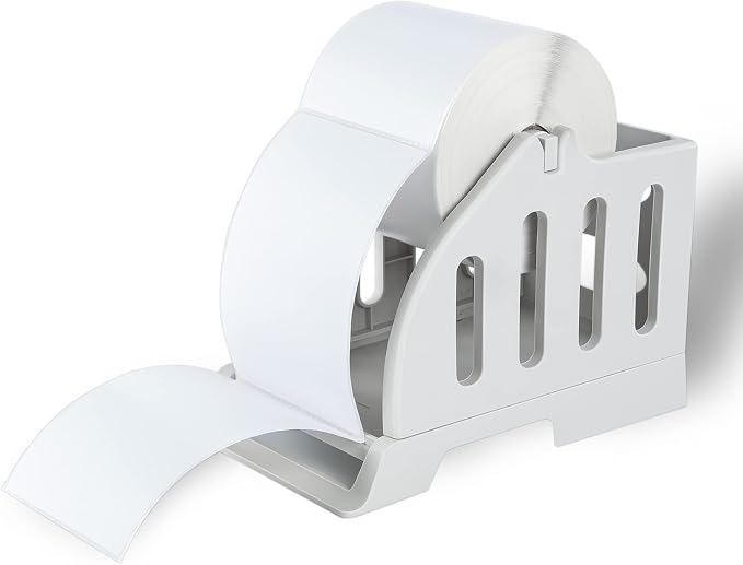 Label Holder for Rolls and Fan-Fold Labels, 4x6 Stand for Thermal Label by %C3%9C+Heartray