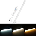 12 Inch LED Light Bar USB Powered 3 Colors, Dimmable Magnetic Frosted Cover | by GZ5CG