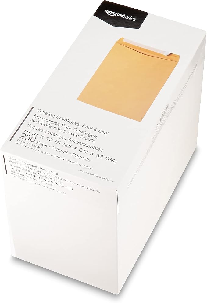 Amazon Basics Catalog Self Seal Mailing Envelopes, Peel and Seal - Image 7