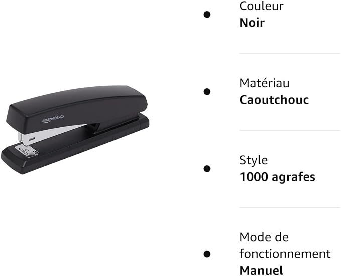 Amazon Basics Desktop Office Stapler, Lightweight, 25 Sheet Capacity - Image 8