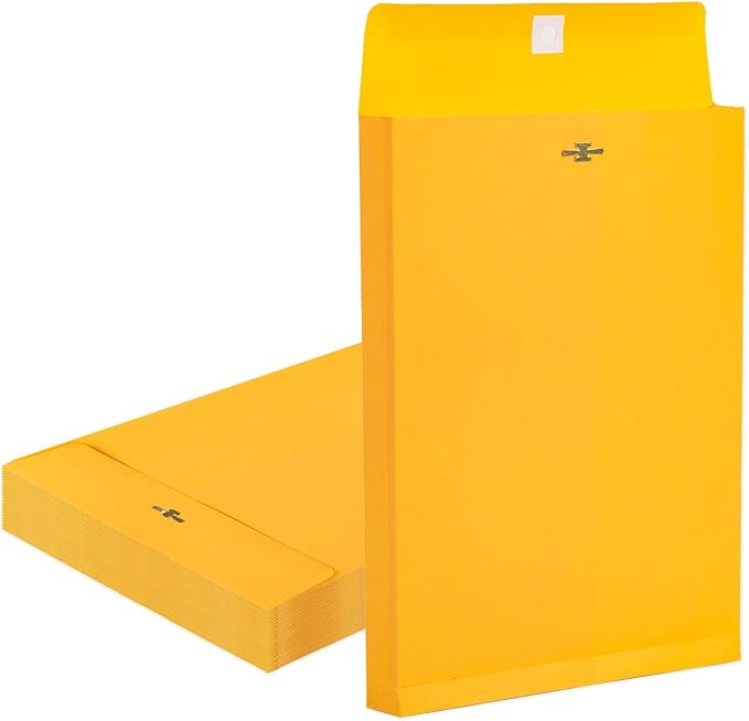 Expandable Large Manilla Envelopes 10x13 by Goefun
