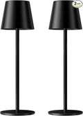 Kakanuo Cordless Table Lamp Rechargeable Black by KakanuoLightings