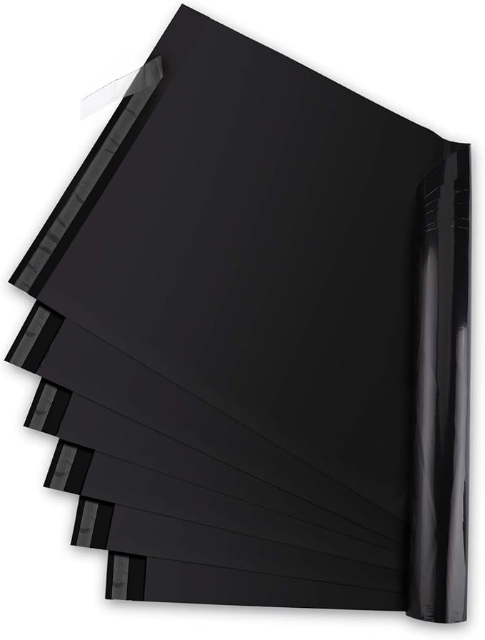Metronic Black Poly Mailers 14.5x19 Large 500 Pack Self-Seal Shipping Bags - Image 8