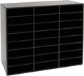 Mail Sorter Organizer, 24 Compartments Black Literature Organizer, Student by MhdunueSK