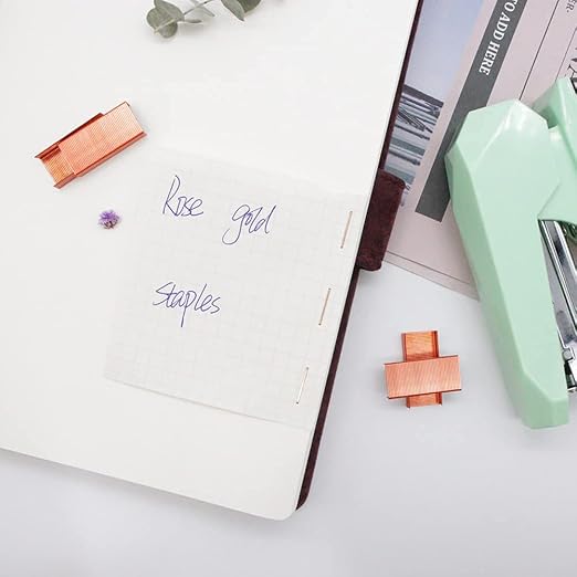 Rose Gold Staples Creative 24/6 Standard Stapler Refill 4 Boxes 4000 Count - Image 4