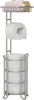 Toilet Paper Holder Stand Bathroom Tissue Dispenser Holders Rack Free Standing by TreeLen